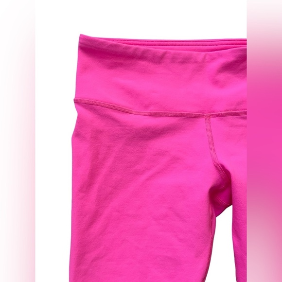 Lululemon Pink Cropped Leggings Pants  Size 6 - Picture 7 of 8